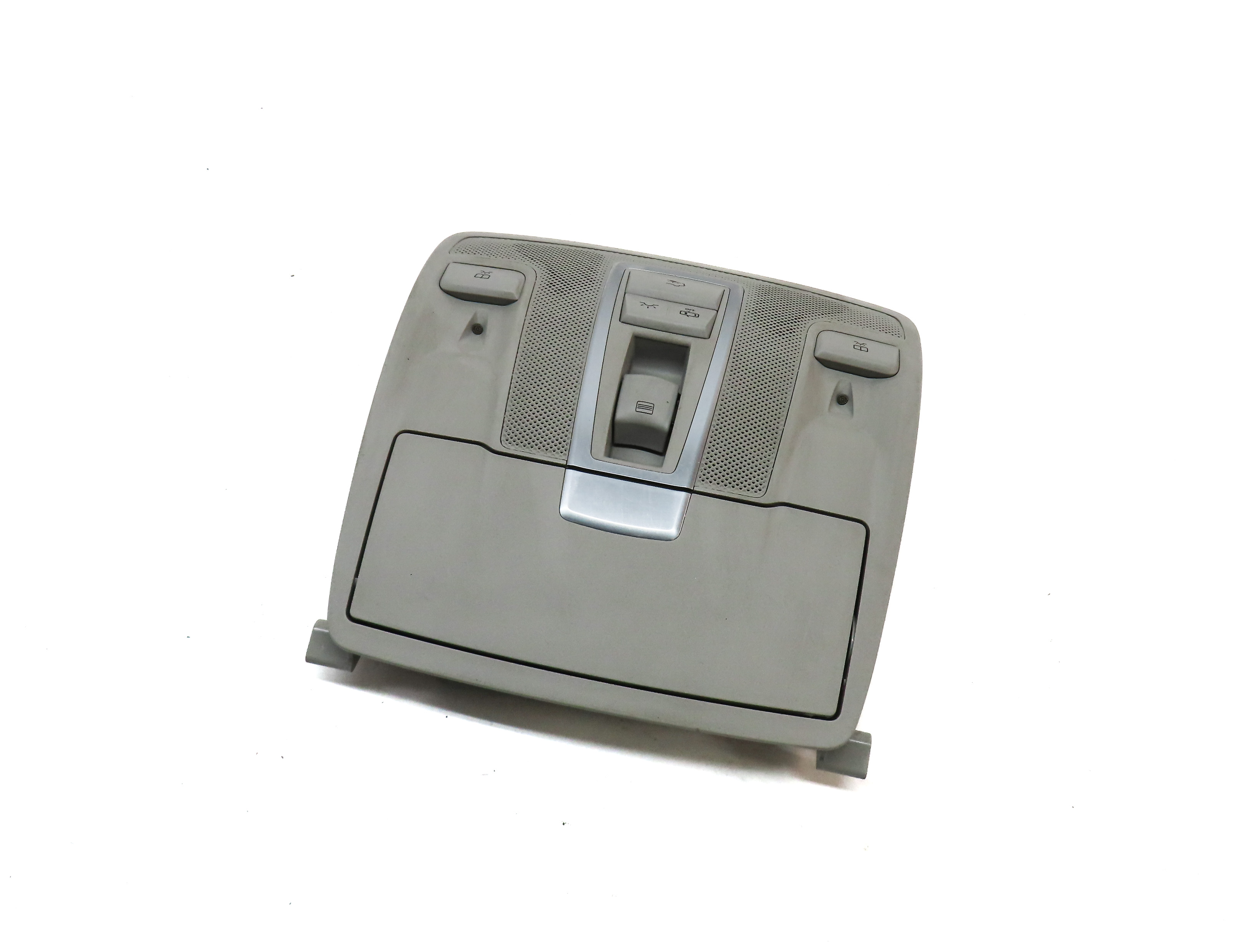 2013 MERCEDES GL450 (X166) FRONT OVERHEAD DOME LIGHT LAMP w/SWITCHES (GRAY) — exact item pictured